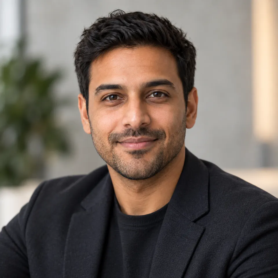 Founder and technology leader: an example generated result showing a fictional person